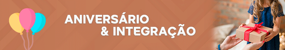 Brindes de Aniversário e Integração Personalizado