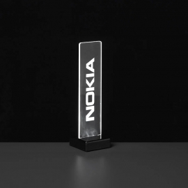 Display Em Acrílico Personalizado Com LED Para Eventos Corporativos