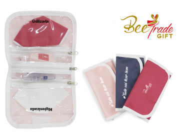 Kit Máscara de Proteção e Álcool com Necessaire BT9810