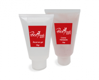 Kit máscara de proteção e álcool em gel - BT403