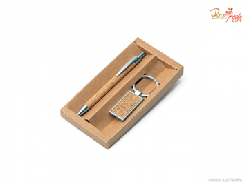 Kit Esferográfica E Chaveiro - BT93324
