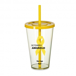 Orçamento: Copo Para Brinde Setembro Amarelo Personalizado