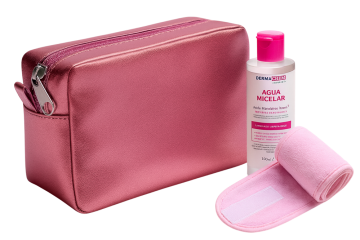 Foto Kit Beleza Com Bolsa De Cosméticos, água Micelar E Faixa Para Cabelo - BT4500