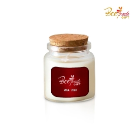 Foto Vela Aromática Com Tampa De Madeira Personalizada