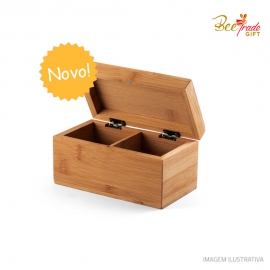 Caixa De Chás Em Bambu - BT93977