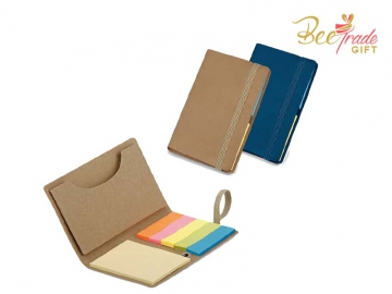 Porta Blocos Adesivados - BT93735 o conteúdo do kit e variações de cores.