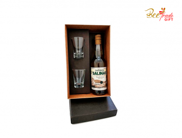 Kit Cachaça Salinas com copos de shot - BT4597