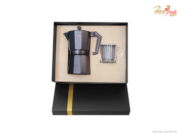 Kit Café │ Cafeteira Italiana e Caneca :: BT24015