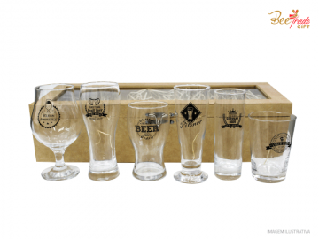 kit copos de degustação de cerveja