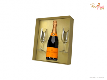 Kit Champagne Veuve Clicquot Gold :: BV296
