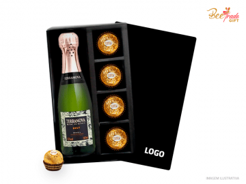 espumante terranova com ferrero rocher