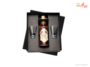 Kit Licor│ Amarula Mini com Copos - BT24323