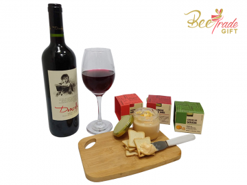 Kit Vinho e Queijo Gourmet - BT4651