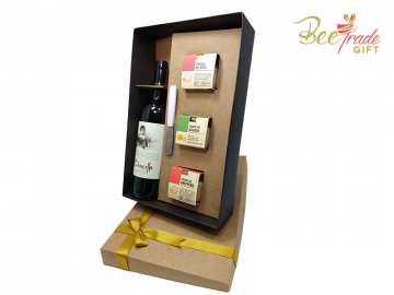 Kit Vinho e Queijo Gourmet - BT4651