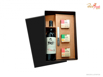 Kit Vinho e Queijo Gourmet - BT4651