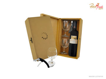 Kit Vinho Chileno Taças Personalizadas BV301