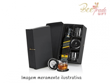 Kit Whisky Escocês Johnnie Walker Black Label 5 peças - BV11