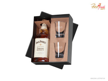 Kit Whisky │ Jack Daniel's Honey com Copos :: BT23997