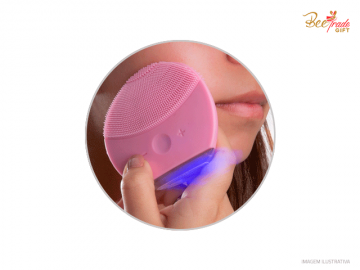 Massageador Facial Rosa para Outubro Rosa