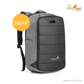 Foto mochila para notebook cinza