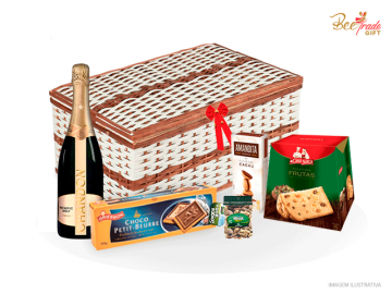 cesta natal com espumante chandon