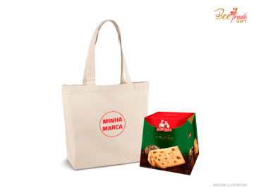 Kit Natal ¦ Sacola de Natal com Panetone - BT24362