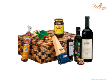Cesta de Natal │Baú de Palha - BV830