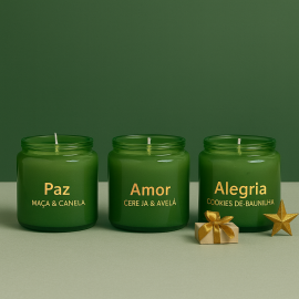 Kit Natalino 3 Velas Aromáticas