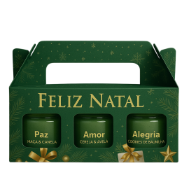 Kit Natalino 3 Velas Aromáticas