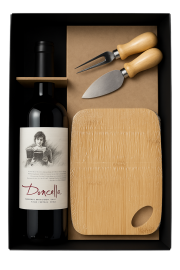 Kit Vinho Com Tábua E Faca Para Queijo Personalizado BT4105