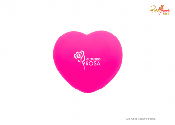 Coração Anti-estresse Outubro Rosa - BT24348