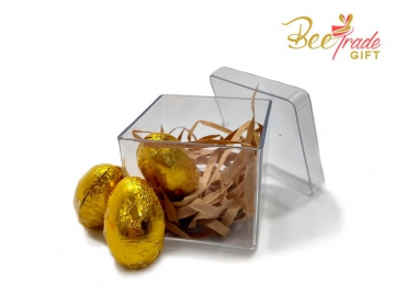 Kit Caixinha Acrílico com 3 Ovinhos