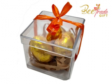 Kit Caixinha Acrílico com 3 Ovinhos