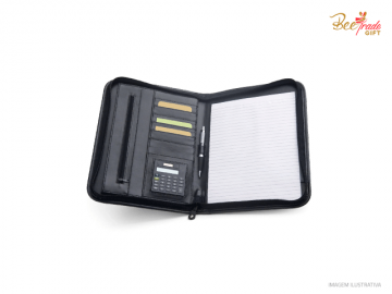 Pasta Couro PU - Personalizável :: BT92038