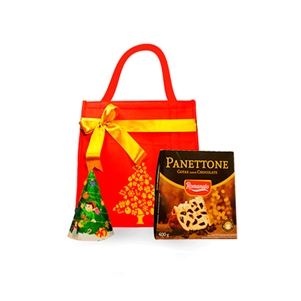 Imagem do produto Kit de Natal em sacola especial e panetone
