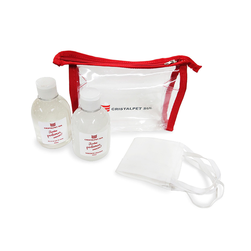 Imagem do produto Kit proteção com álcool em gel e sabonete líquido